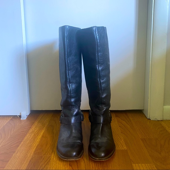 Coach Natale Black Riding Boots - Picture 3 of 8